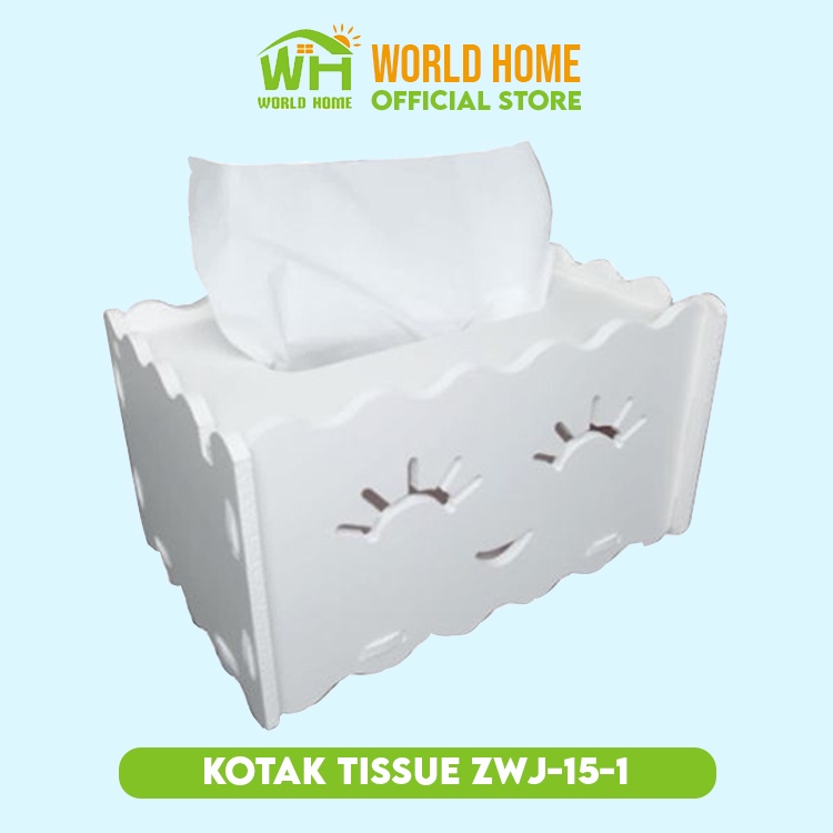 Kotak Tisu Mini Box Tissue Tempat Tisu Vintage Bahan WPC ZWJ-15