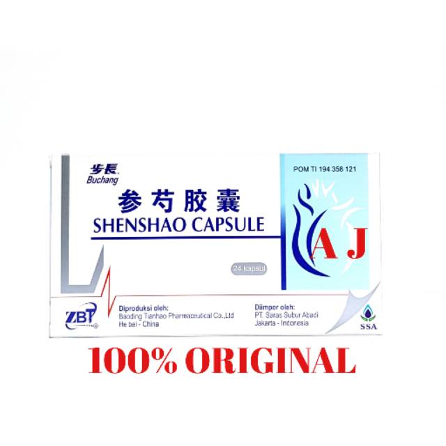 Buchang Shenshao Capsule - Obat Untuk Melancarkan Sirkulasi Darah