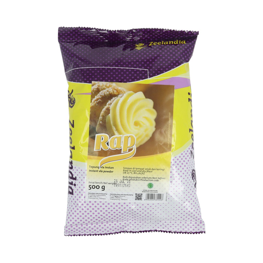 

Zelandia Rap Instan Custard PWD 500gr