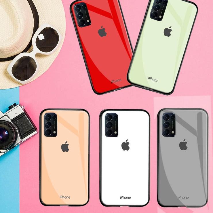 Murah Meriah Softcase Glass Kaca [M154] Oppo Reno 5 Reno 5F Reno 4 Reno 2F - Case Hp Oppo Reno 5 Ren