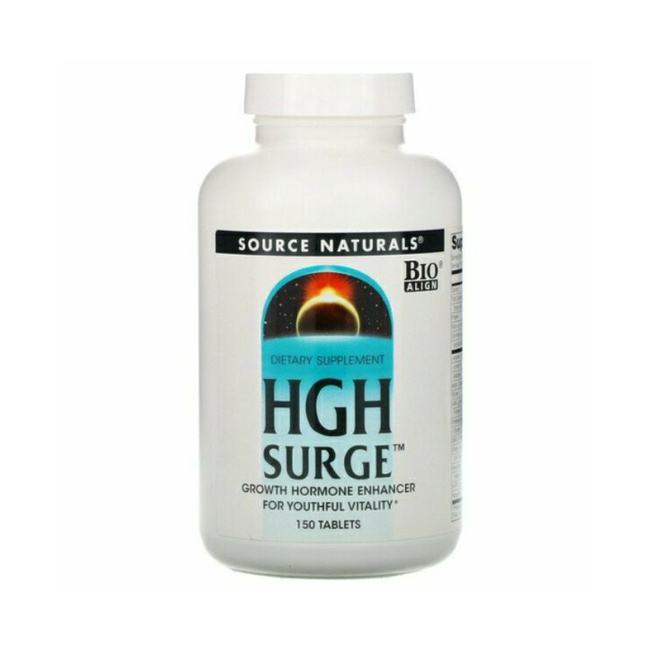 MGH Source Naturals HGH Surge Natural Human Growth Hormone for Youthful Vitality Arginine Ornithine 