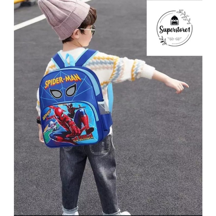 Tas Ransel Anak TK Paud SD Spiderman Tas Sekolah Anak TK Paud Spiderman
