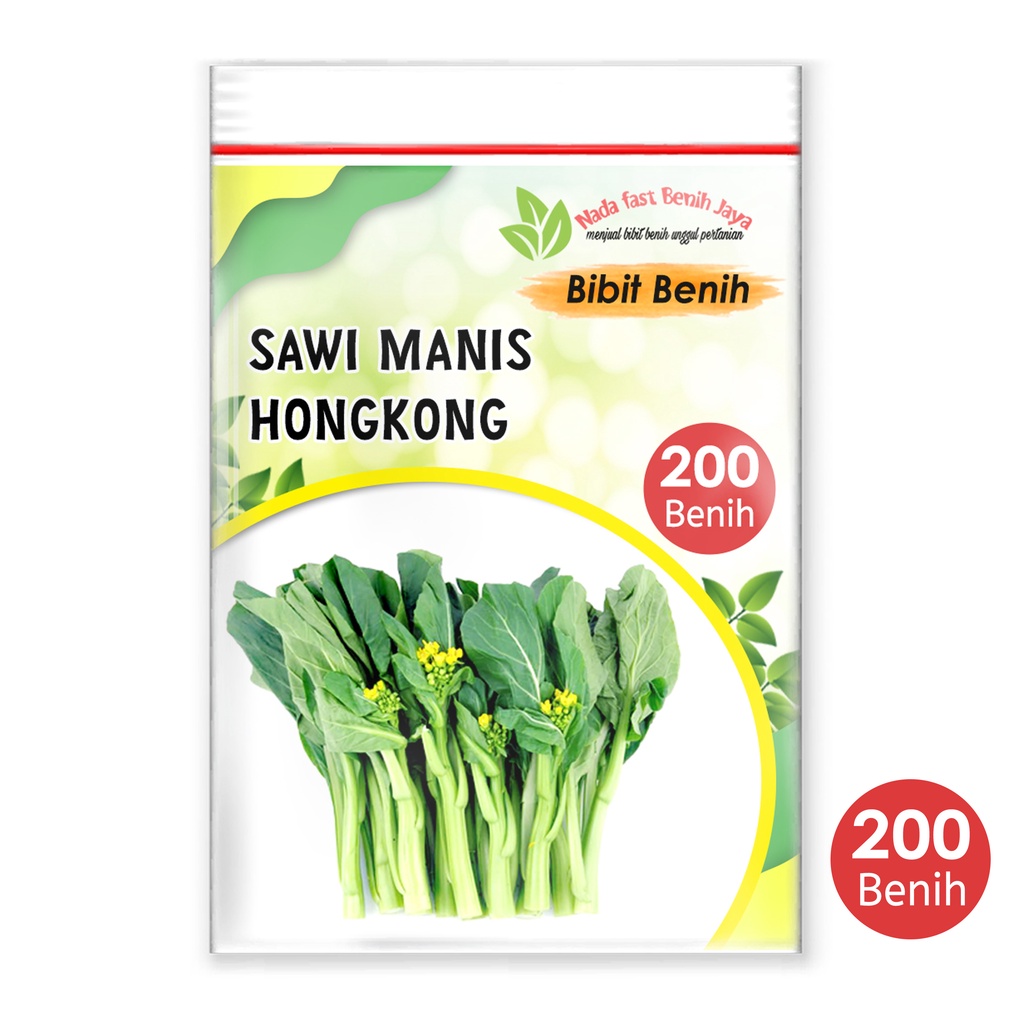 Nada fast benih jaya - 200 Biji benih sawi hongkong - caisim manis hongkong