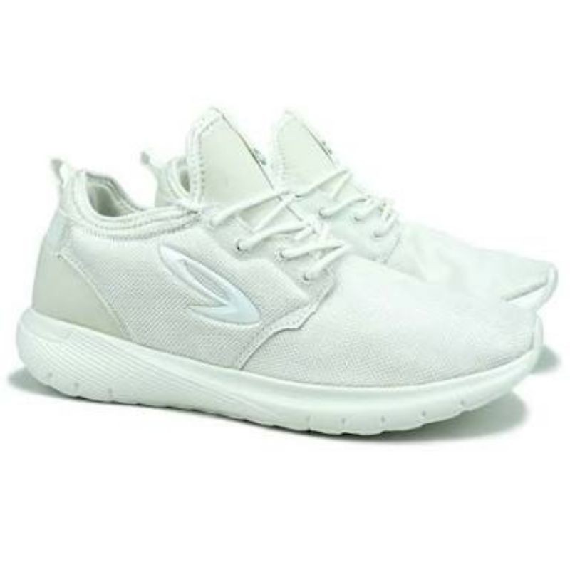 910 Nineten Sepatu Running Kurenai Abu-Abu/Blanc