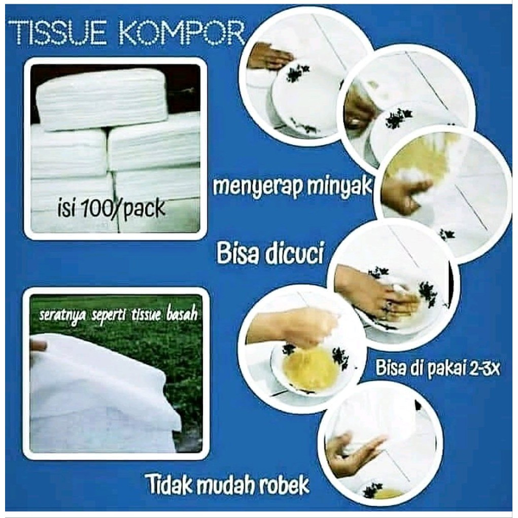 Tisu Serbaguna Bisa Dicuci Tidak Mudah Sobek Filter untuk Masker Reusable Tissue