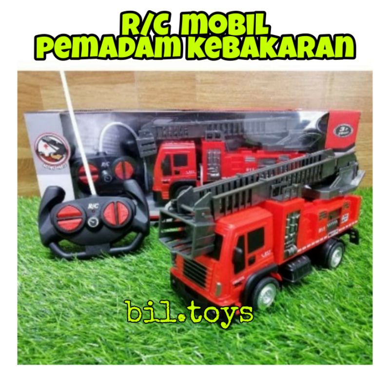 MAINAN ANAK LAKI LAKI MOBIL REMOT KONTROL RC PEMADAM REMOT CONTROL PEMADAM BATERAI CHARGE MURAH