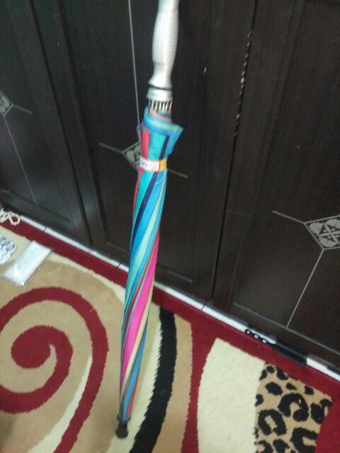 Payung Golf Pelangi Rainbow 16 Jari Jumbo Layar