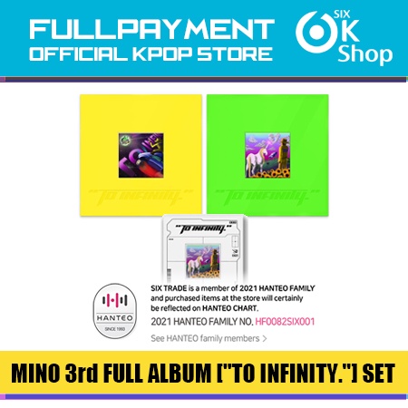 (Set) MINO - 3rd Full Album &quot;TO INFINITY.&quot; (CD / KiT)