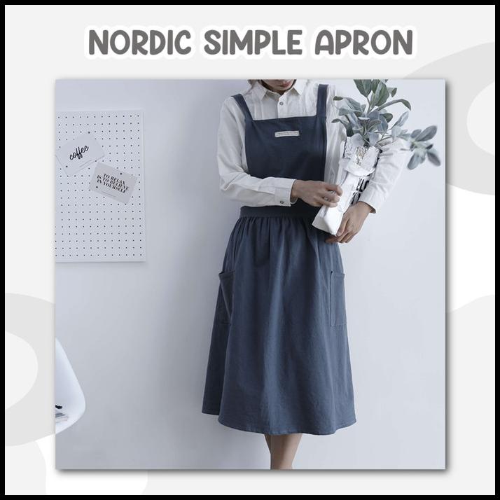 Nordic Simple Apron / Apron / Celemek