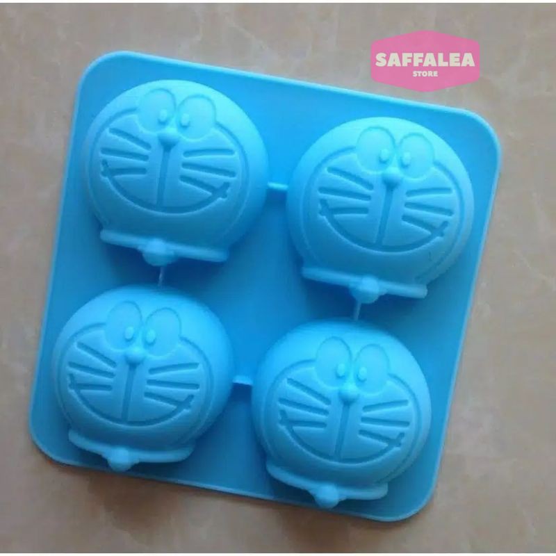 CETAKAN PUDING SILIKON KARAKTER KARTUN DORAEMON, MIKY, MINY, BEAR, CHIPMANK, ULTRAMAN