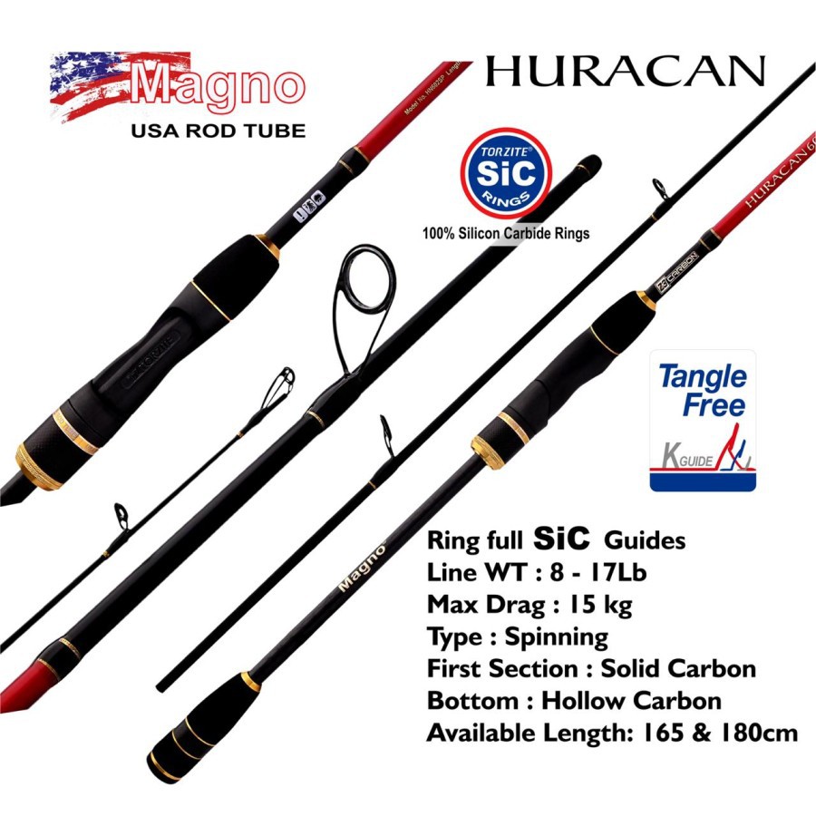 JORAN PANCING MAGNO HURACAN 180CM - 8 -17LB