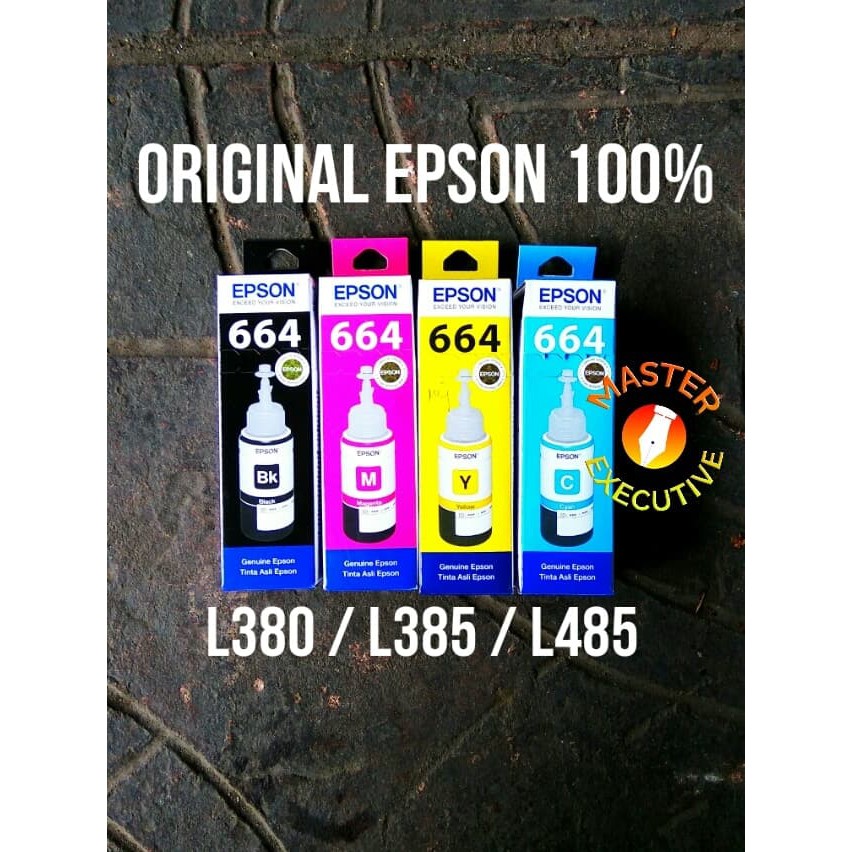 Epson Genuine / Tinta Asli 70ml 664 L100 / L110 / L120 / L200 / L210 / L220 / L300 / L310 dll