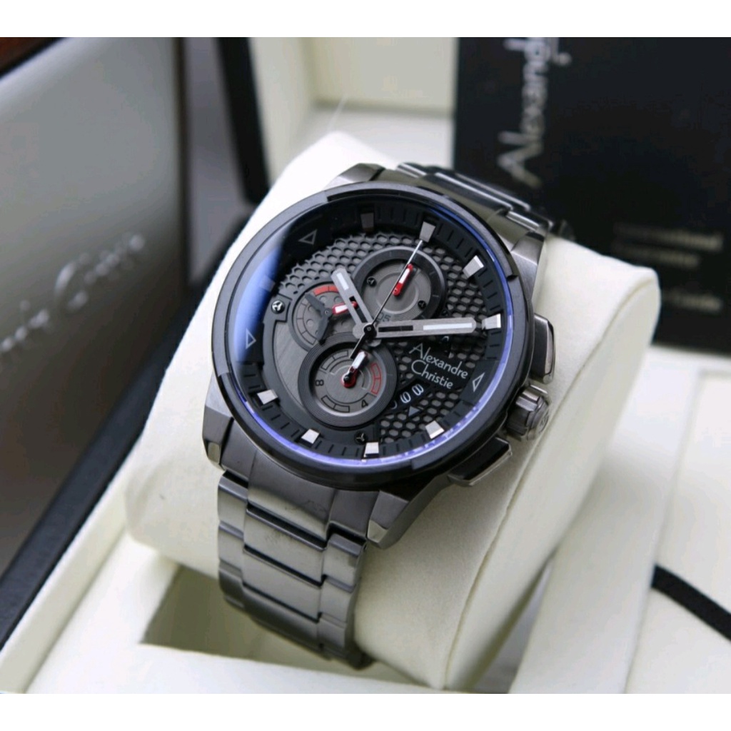 Alexandre Christie Ac6618 Jam Tangan Pria Original Garansi Resmi 1 Tahun.