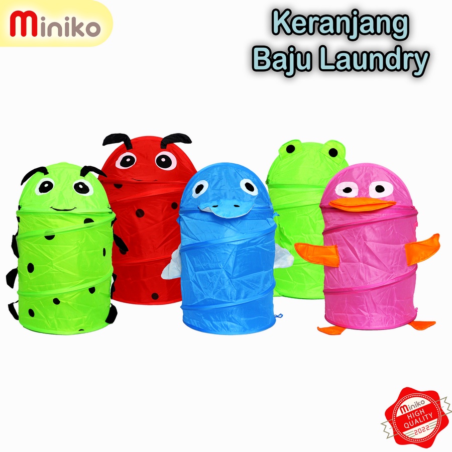 Keranjang Karakter Baju Laundry / Keranjang Tempat Mainan /Keranjang Serbaguna