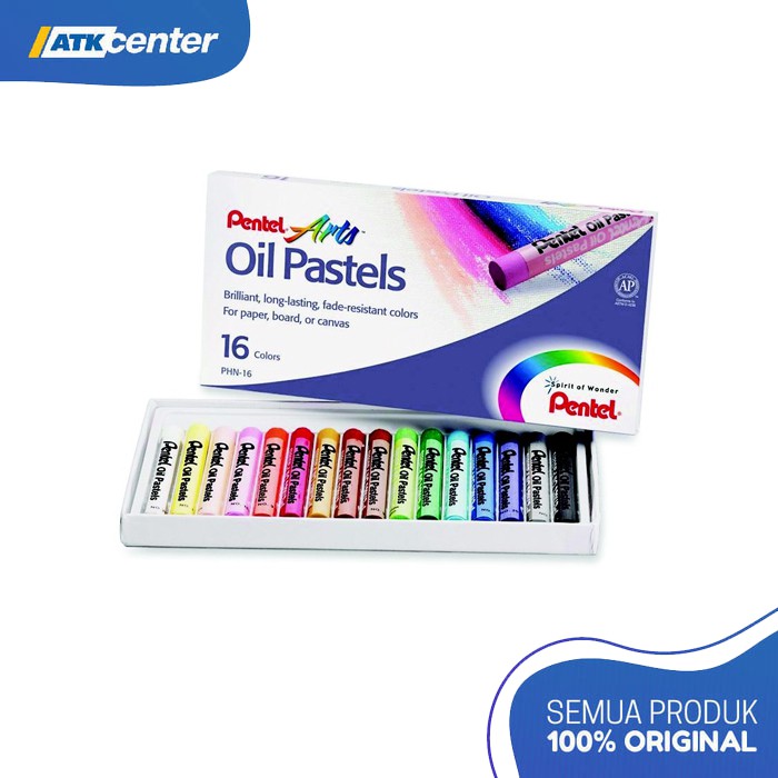 

CRAYON / OIL PASTEL PENTEL PHN-16 (16 Colors)