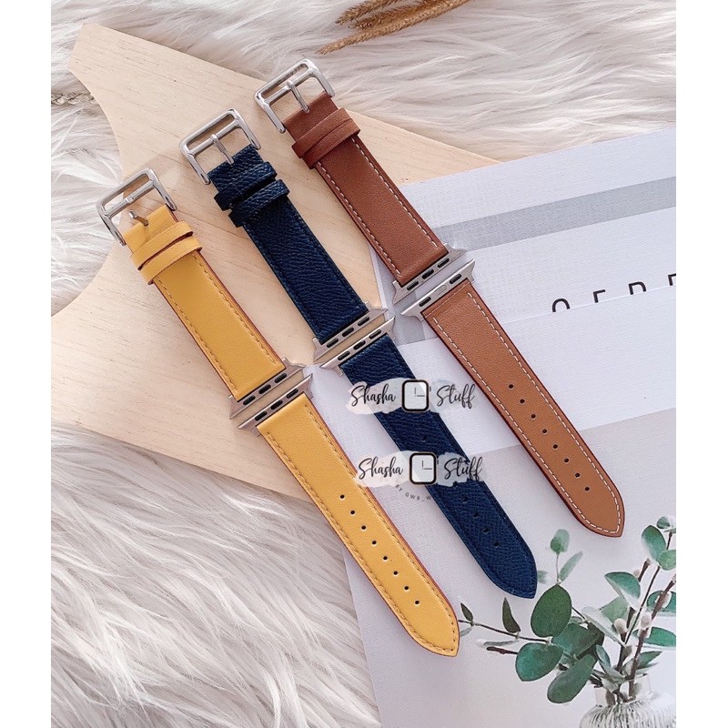 STRAP KULIT 40 MM &amp; 42 MM FOR IWATCH &amp; IWO SMART WATCH SHASHA GWB SHASHA STUFF