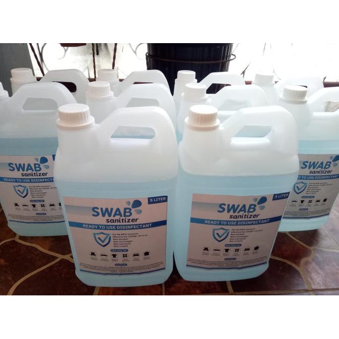 Terbaru Swab Sanitizer - Disinfectant 5 Liter (Cairan Disinfektan Spray)