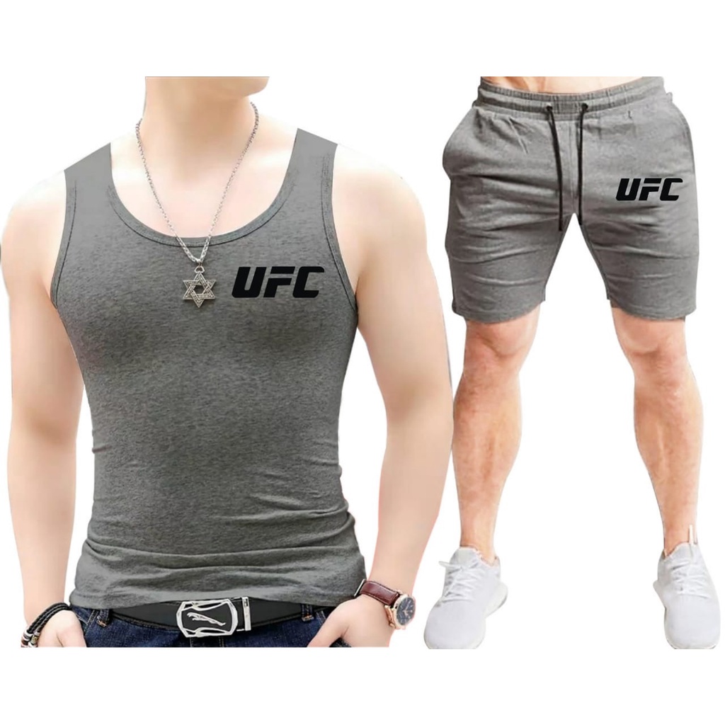 POLILE // setelan UFC / celana pendek pria / kaos / kaos pria / celana pendek