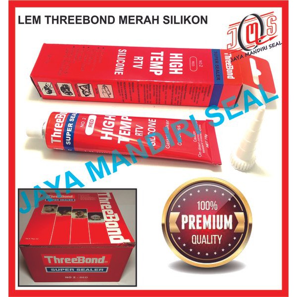 

LEM THREEBOND TRIBON SILIKON SILICONE RED MERAH 75 GRAM Murah