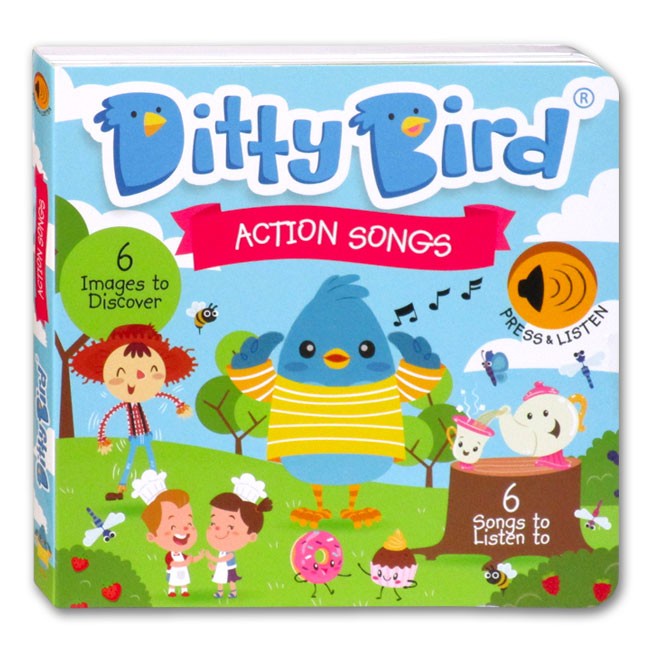 Ditty Bird Action Songs Board Book