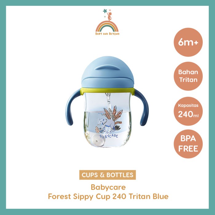 

Babycare Forest Sippy Cup 240ml / Botol Minum Anak - Biru