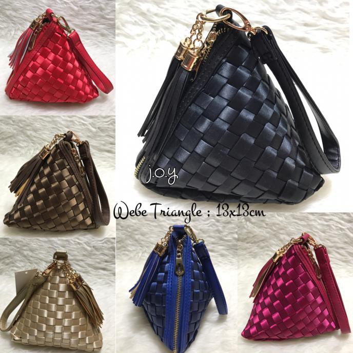 Exclusif Tas Import/Slingbag/Tas Selempang/Tas Grosir/Webe Pouch Triangle Kualitas Import