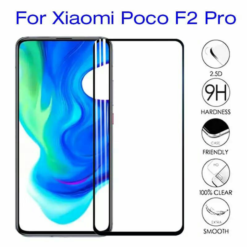 ANTIGORES KACA 9H XIAOMI POCO F2 PRO FULL LAYAR TEMPERGLAS