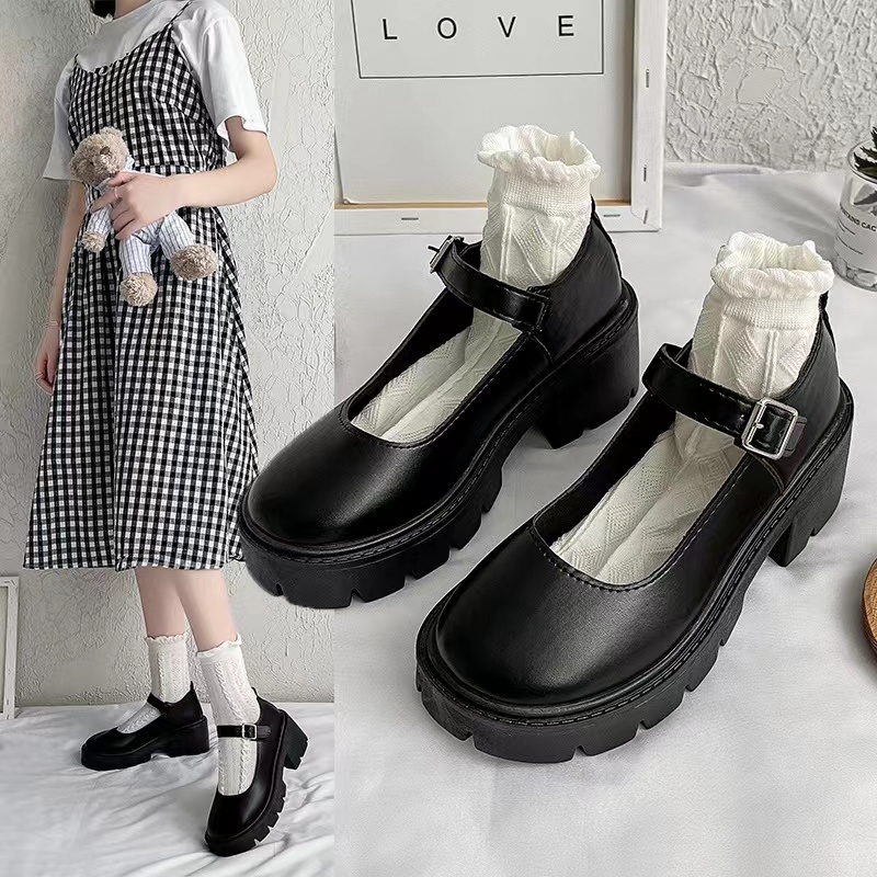 Vintage Lolita Shoes Casual Buckle Strap Round Toe/Sepatu Wanita Vintage 5156 (36-40)