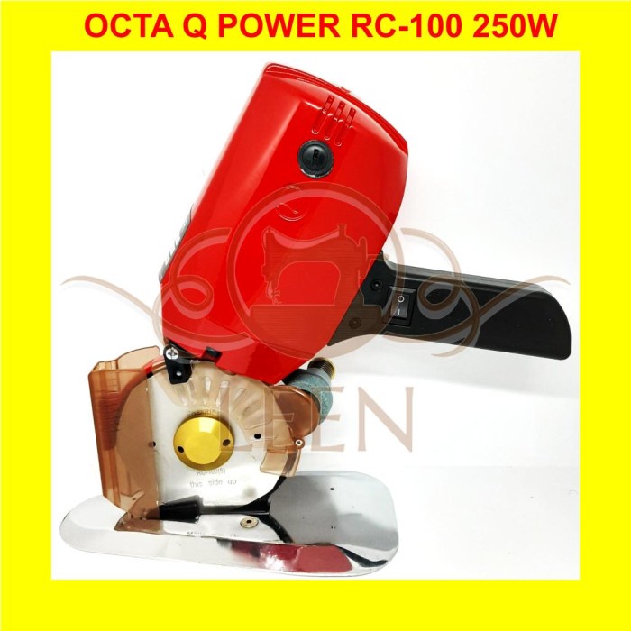 OCTA Q POWER RC-100 250W Mesin Potong Bahan Kain Portable RC100 LEEN