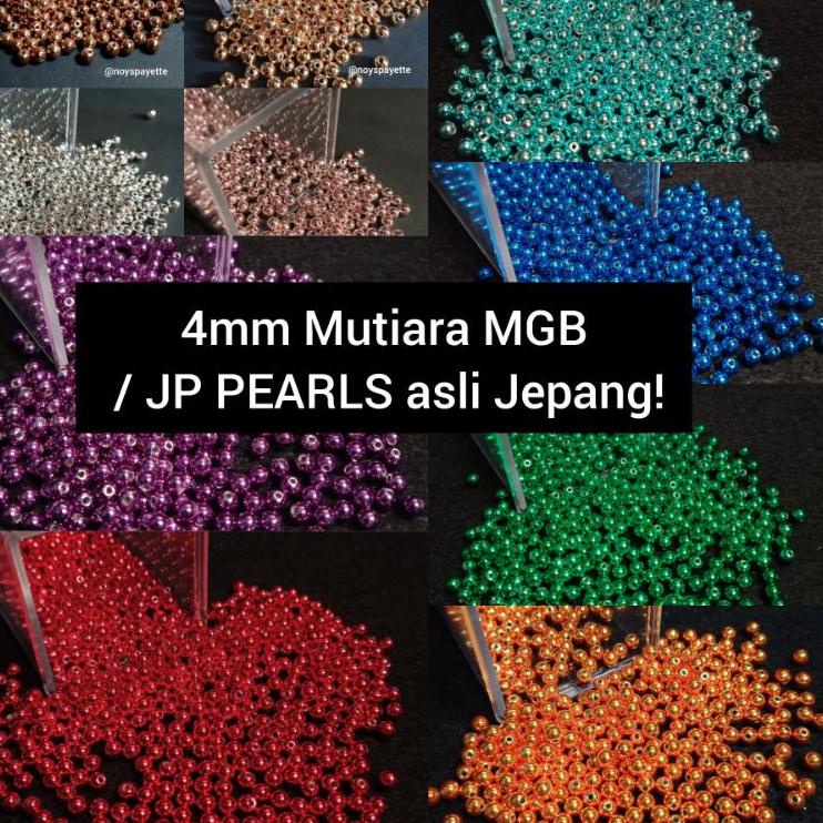 GELK 4mm 10gram MOTE PAYET MUTIARA/PEARL MGB asli JEPANG ₵ 48