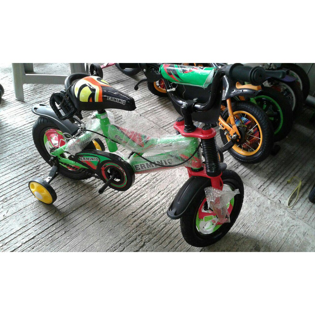sepeda anak 12 BMX erminio hijau