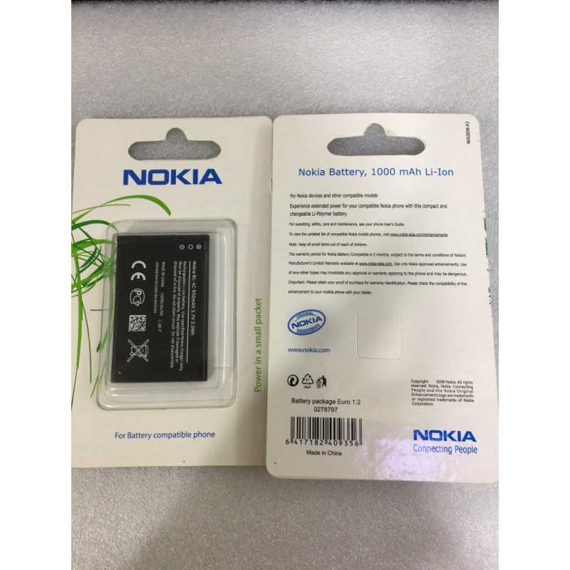 Baterai Batere Battery Original OEM Nokia BL 4C