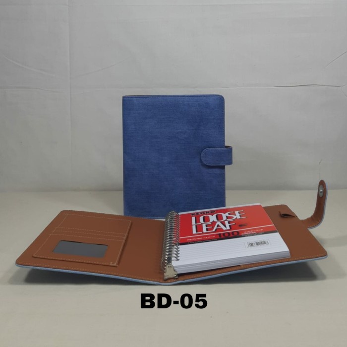 

(BISA COD) Binder Polos Denim premium / Binder Exclusive A5 & B5 - BD 05, B5 22 x 28 cm