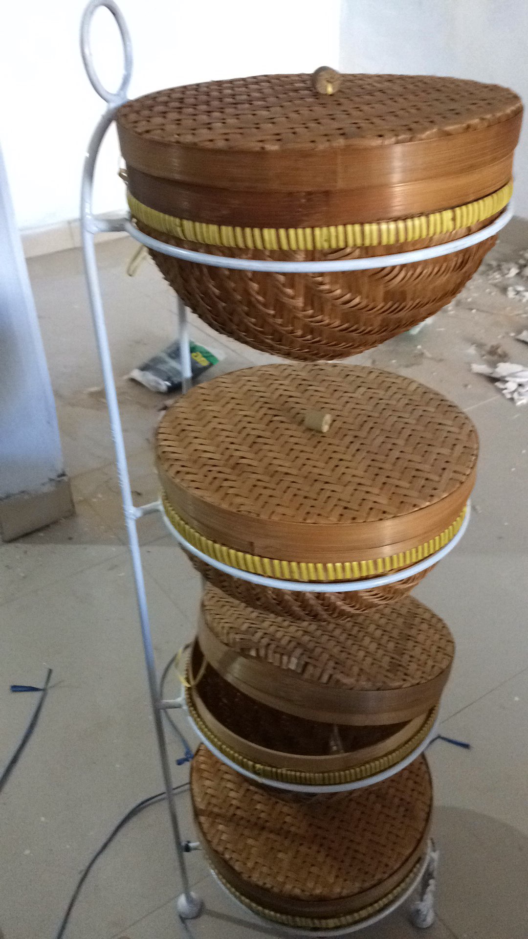 Rak Bawang/rak Dapur/rak Bumbu/rak Buah Diameter 25cm
