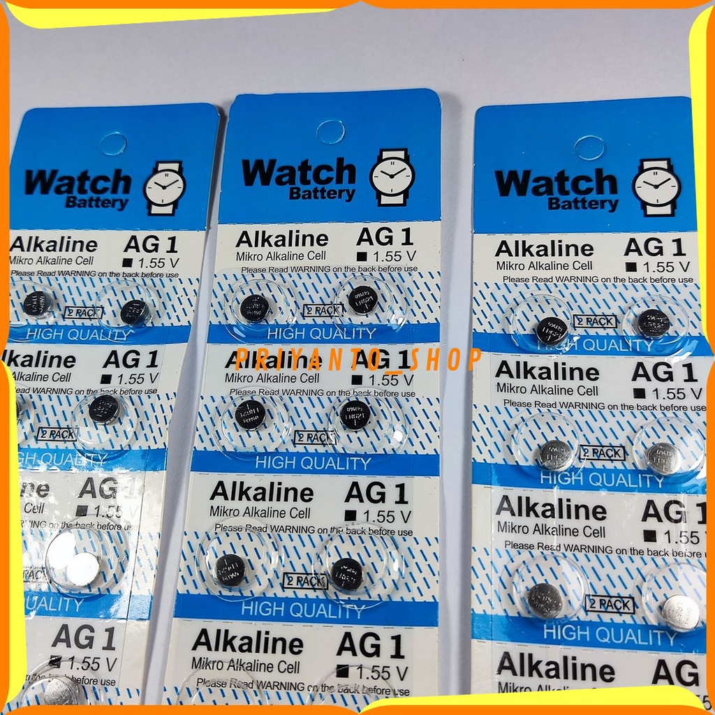 Baterai BATREI batu jam tangan Murah Alkaline Cell 621 364 AG1