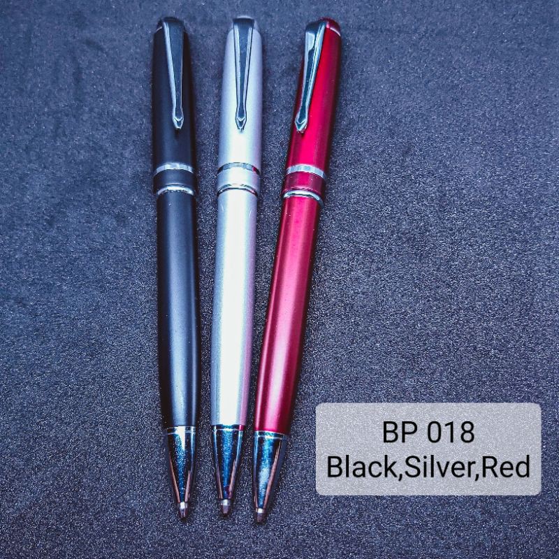 

Pulpen Metal BP 018, Pen Besi, Bolpen Elegan, Isi Ballpoint Promosi Model Parker bisa Grafir Logo