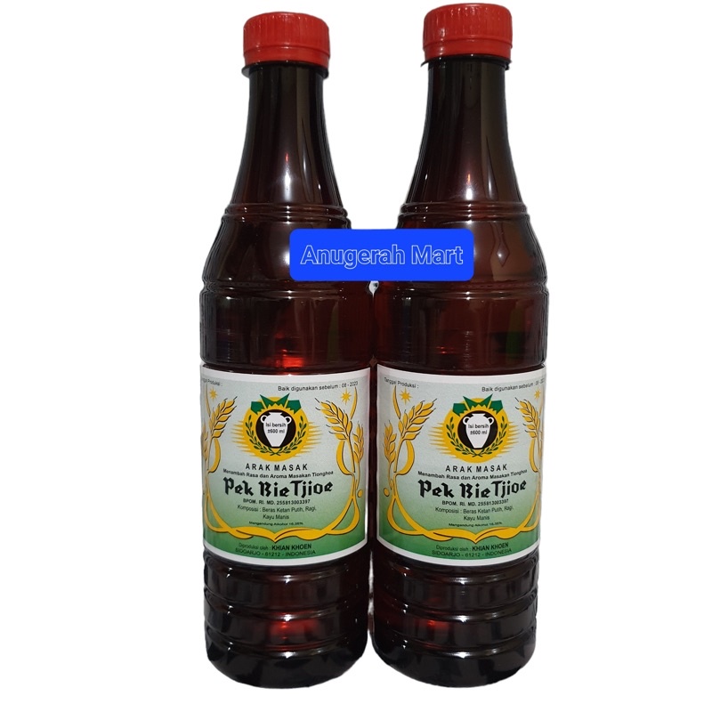 

Pek Bie Tjioe / Arak Masak Putih Cap Guci 600ml