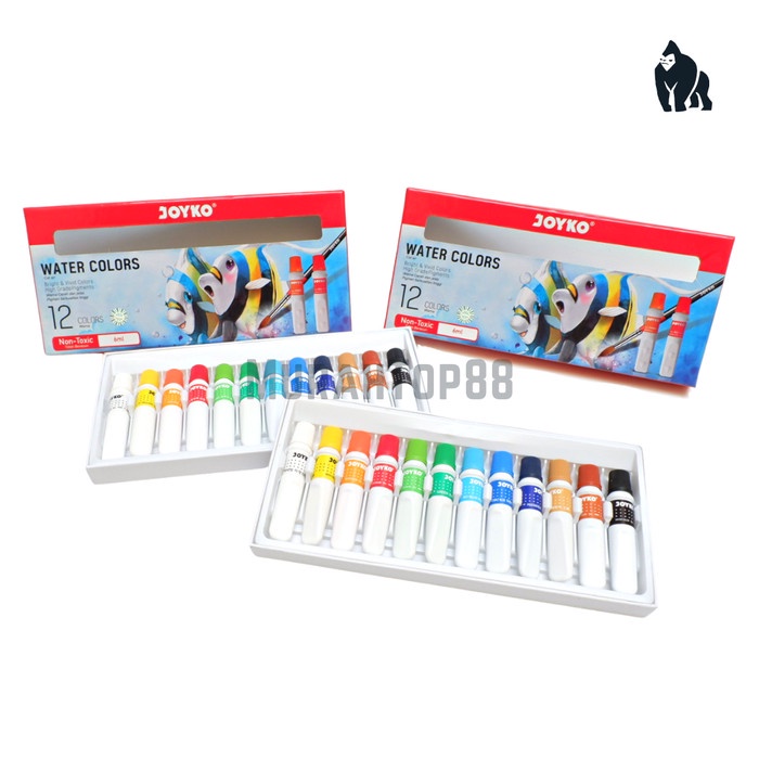 

Produk Terbaru Cat Air Anak Joyko 12 Warna / Water Color Wac-6Ml Set
