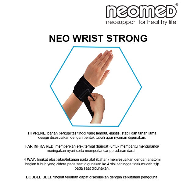 NEOMED JC-7520 Wrist Strong Support l Neo Med Smart Strong Support JC 7520 Neo Wrist Strong Support