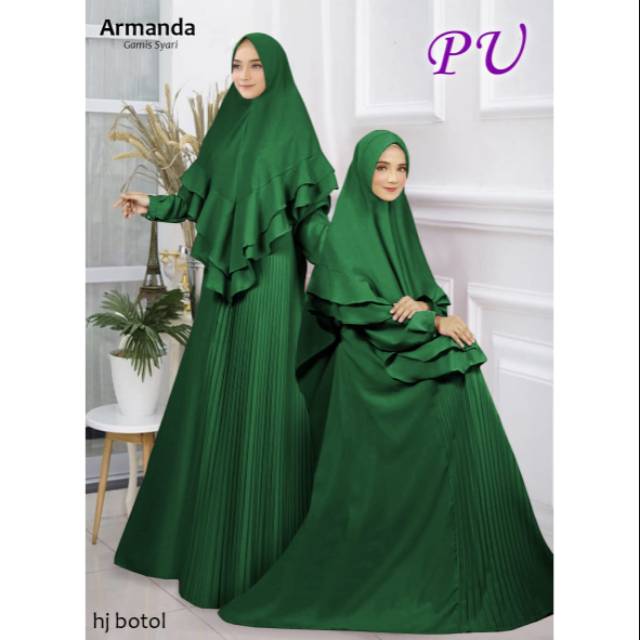 Gamis Pesta Syari Armanda Gamis Syari Muslimah