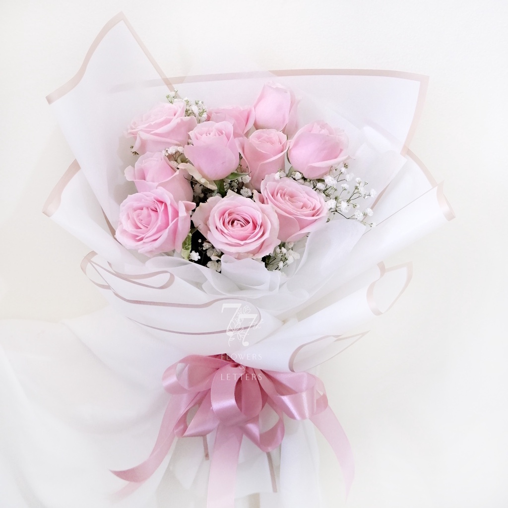 Jual Bouquet Fresh Rose Bouquet Mawar Segar (Small) | Shopee Indonesia