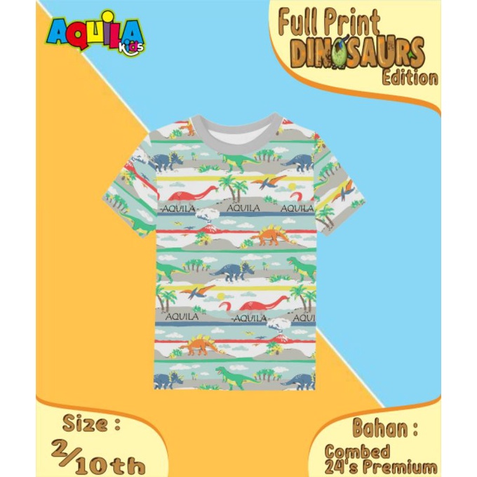 kaos aquila kids series dinosaurus