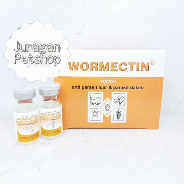 WORMECTIN 2ML | Obat Injeksi Parasite | Original