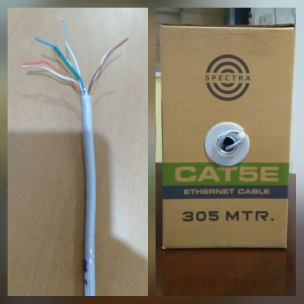 KABEL LAN UTP CAT5E SPECTRA 305 M