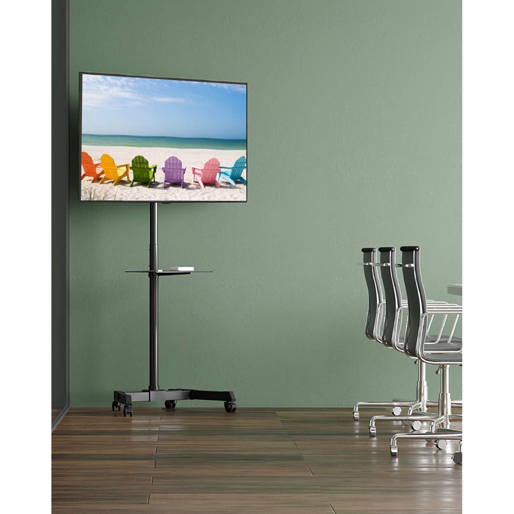 FITUEYES Standing Bracket Mobile TV Stand for LED TV 23-60 Inch TC-R12MB