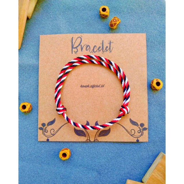 GELANG TRIDATU KHAS BALI 3MM