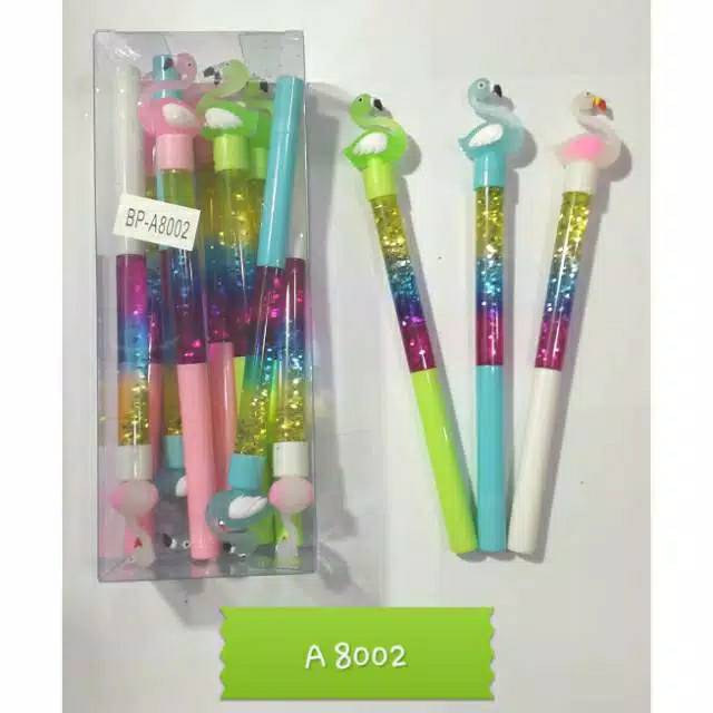 

Pen gel Glitter flaminggo