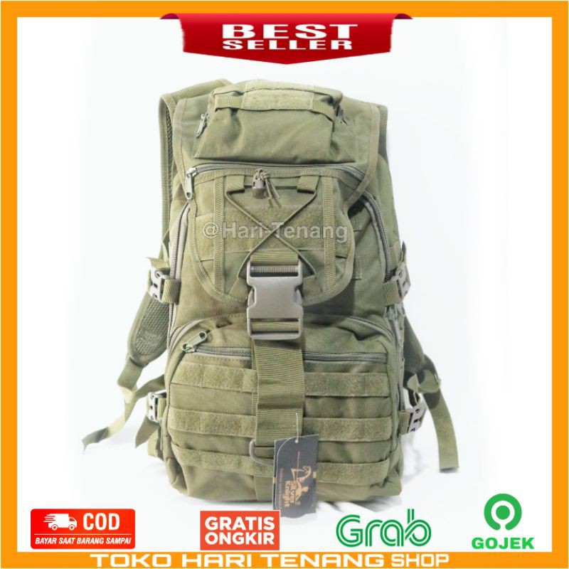 Tas tactical ransel original silver knight 9900 bahan kanvas import/tas punggung tactical waterproof