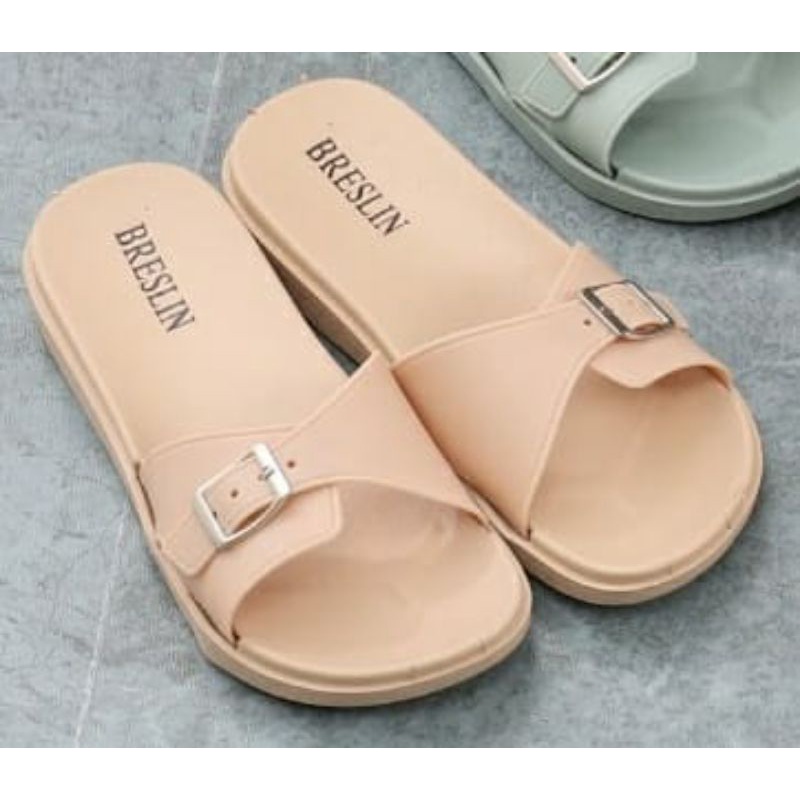 Sandal Selop Wanita Lidya Satu Ban Import F2153J