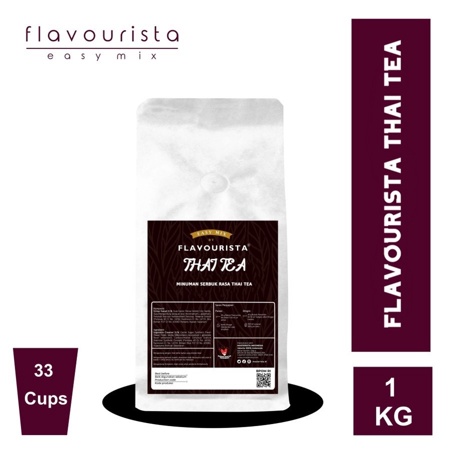 

Flavourista Easy Mix - Bubuk Minuman Rasa Thai Tea 1 KG